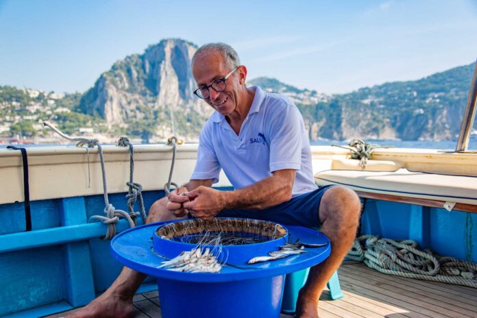 Esperienza pesca a Capri da Sorrento